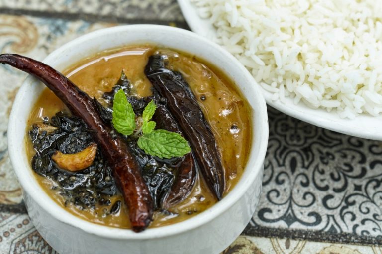 A bowl of khatti dal